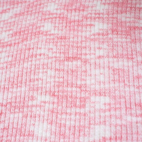 Scotch & Soda Polo Shirt Pink White Ribbed Knit Collared V-Neck Top XS - Picture 7 of 13